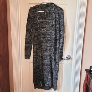 Love Black and White Knit Cardigan